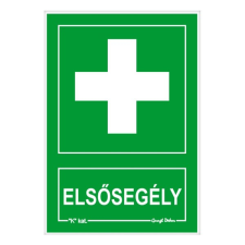 GUNGL DEKOR Matrica Elsősegély 11,5 x 16,5 cm "K" információs címke