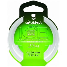 Gunki fluorocarbone zsinór ice 25m 0,22mm horgászzsinór