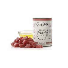 GUSSTO Cat Fresh Beef nedves macskaeledel friss marhahús 12x400g macskaeledel