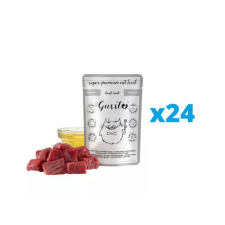 GUSSTO Cat Fresh Lamb nedves macskaeledel bárány 24x85g macskaeledel