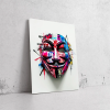  Guy Fawkes Maszk Újragondolva - Pop Art Vászonkép