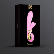 Gvibe Grabbit - akkus, vízálló, G-pontos, csiklókaros, nyuszis vibrátor - 22 cm (rózsaszín) vibrátorok