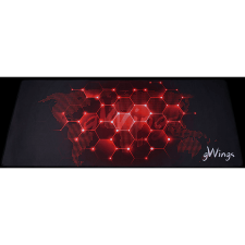 GWINGS GW905P gamer egérpad fekete-piros (GW905P) egérpad