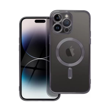 GYÁRI MINŐSÉGŰ APPLE IPHONE 15 PRO FEKETE MÁGNESES MAGSAFE TOK tok és táska