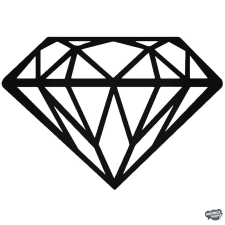  Gyémánt ékszer Autómatrica matrica