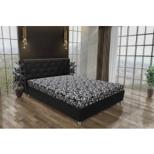  Gyémánt franciaágy fekete és tosca mintás szövet lenyűgöző swarovski kövekkel 4 méretben ágy és ágykellék