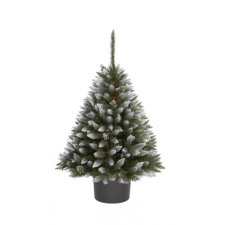  Gyémánt műfenyő kerek cserépben 110 cm műfenyő