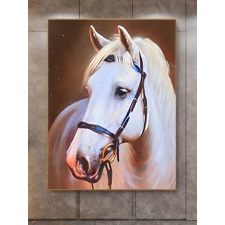  Gyémántszemes kirakó lovas kép kreatív és készségfejlesztő