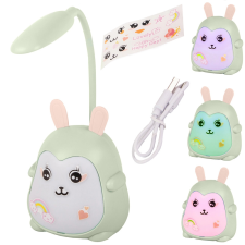Gyerek asztali éjjeli lámpa LED RGB USB három világítási móda éjjeli fény