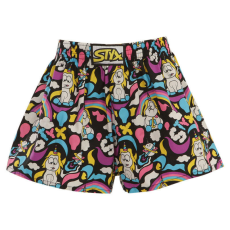  gyerek bő szárú boxeralsók Styx art klasszikus gumipánt unicorn (J1158) 9-11 éves