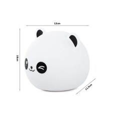  Gyerek éjjeli lámpa panda RGB távirányítás LED USB éjjeli fény