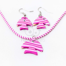 Gyerek ékszer szett halacskás - pink jwr-1499 ékszer szett