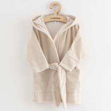Gyerek frottír fürdőköpeny New Baby Comfortable beige, vel. 92/98 gyerek köntös