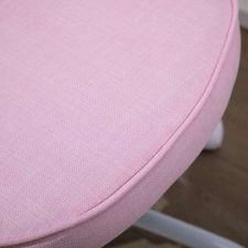 Gyerek irodai szék szív design - rózsaszín színben forgószék