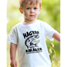  Gyerek póló horgászoknak - Magyar vizek királya, csuka póló