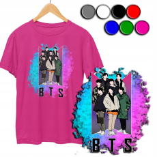  GYEREK PÓLÓ NYOMTATOTT - KPOP BTS ARMY AJÁNDÉK - M 134-140
