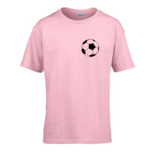  Gyerek póló Ovis jelel Foci mintával Rózsaszín 110 méret gyerek póló