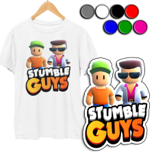 GYEREK PÓLÓ - STUMBLE GUYS PATTERNS - S 122-128 gyerek póló