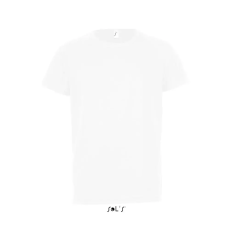  Gyerek SPORTY raglán ujjú kereknyakú sportpóló, SOLS SO01166, White-6A
