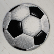  Gyerek szőnyeg Focilabda Kerek Fehér 67cm lakástextília