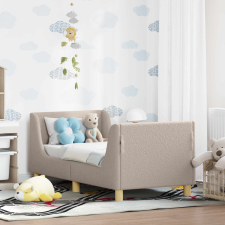  Gyerekágy keret fejtámlával Világosszürke 70 x 140 cm gyermekbútor