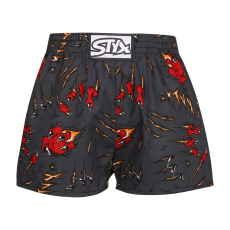  Gyerekek klasszikus boxeralsó Styx art klasszikus gumikarom (J1552) 4-5 éves