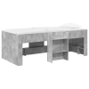  Gyerekek Magas Ágykeret 2 pcs Betonszürke 90 x 190 cm