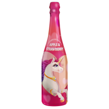 Gyerekpezsgő unicornis party alma-eper - 750ml üdítő, ásványviz, gyümölcslé
