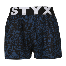  Gyermek bő szárú boxeralsók Styx art sportos gumipánt Jáchym (BJ1851) 9-11 éves