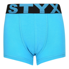  Gyermek boxeralsó Styx sportos gumipánt világoskék (GJ1169) 4-5 éves