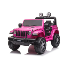  Gyermek elektromos autó Baby Mix Jeep Wrangler Rubicon rózsaszín  (Sérült csomagolás) elektromos járgány
