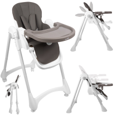  Gyermek etetőszék 8 fokozatban állítható szürke - DELI etetőszék