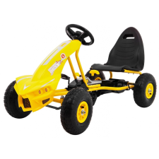  Gyermek pedálos gokart - sárga lábbal hajtható járgány