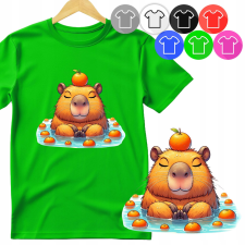GYERMEK PÓLÓ - CAPYBARA ÁLLAT RÁGCSÁLÓ - M 134-140 gyerek póló