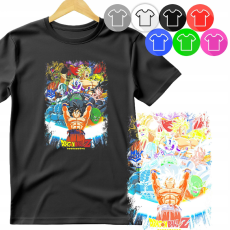  GYERMEK PÓLÓ - DRAGON BALL GOKU VEGETA DRAGON BALLS - XXS 98-104