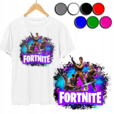 GYERMEK PÓLÓ - FORTNITE JÁTÉKMINTÁK - XS 110-116 gyerek póló