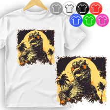 GYERMEK PÓLÓ - GODZILLA MECHAZILLA ELON - XS 110-116 gyerek póló