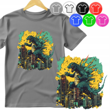  GYERMEK PÓLÓ - GODZILLA MECHAZILLA ELON - XXXS 86-92 gyerek póló