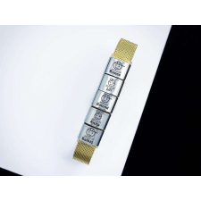  Gyermekeim 5 egyedi medálos MoMents arany színű acél karkötő karkötő