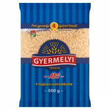Gyermelyi ABC 4 tojásos száraztészta 500 g tészta