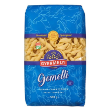 Gyermelyi Száraztészta gemelli GYERMELYI 2 tojásos durum 500g tészta