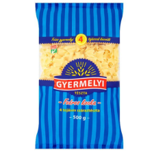  GYERMELYI TÉSZTA 4TOJ.FODROS KOCKA 500g tészta