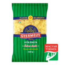  GYERMELYI VITA PASTA DURUM TÉSZTA FODROS KOCKA 500G tészta