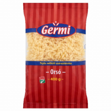 GYERMELYI ZRT Germi orsó tojás nélküli száraztészta 400 g alapvető élelmiszer