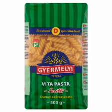 GYERMELYI ZRT Gyermelyi Vita Pasta Fusilli durum száraztészta 500 g alapvető élelmiszer