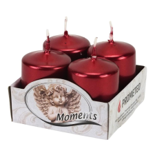  Gyertya adventi kicsi bordó 4db/cs karácsonyi dekoráció