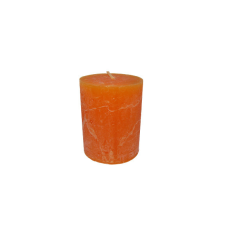 Gyertya &amp; Decor Gyertya rusztikus adventi narancs színű gyertya
