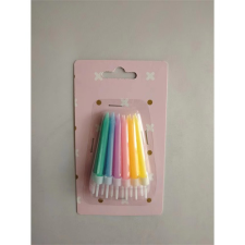  Gyertya szülinapi színes 6 cm 6db/csomag party kellék