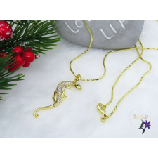  Gyikocska medálos nyaklánc -14K nyaklánc