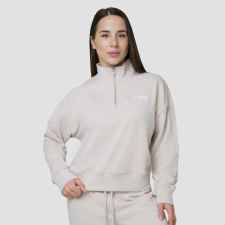GymBeam Agile 1/2 Zip női pulóver Desert női pulóver, kardigán